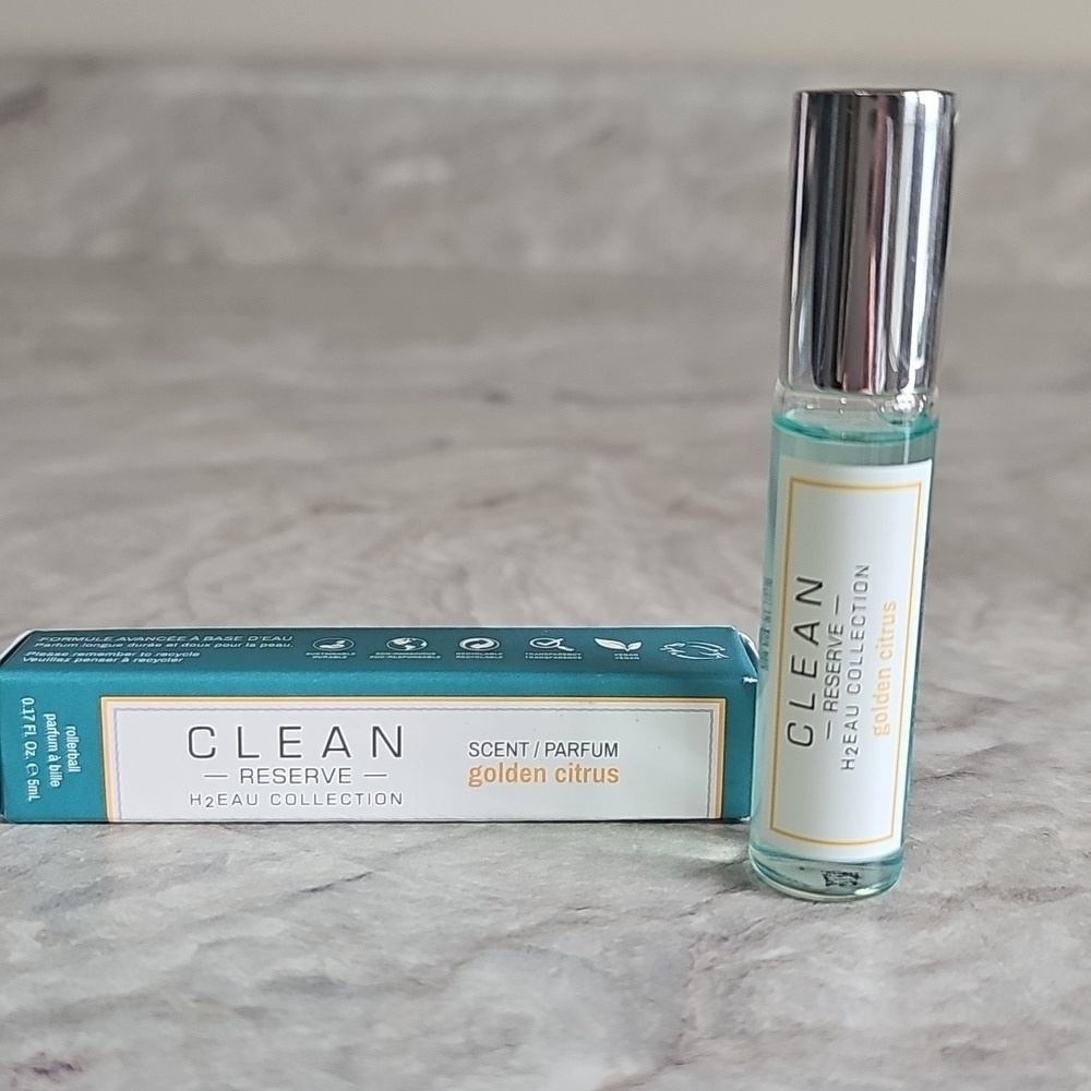 Clean Reserve h2eau 5ml “golden citrus” (alcohol free) Rollerball